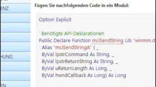 Der eigene MP3-Player (Visual Basic 2008 1-60)