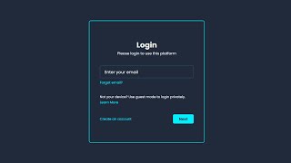 Multi Step Login Form   HTML CSS   Javascript