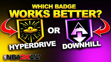 NBA 2K22 HYPERDRIVE BADGE or DOWNHILL BADGE - BEST PLAYMAKING BADGES