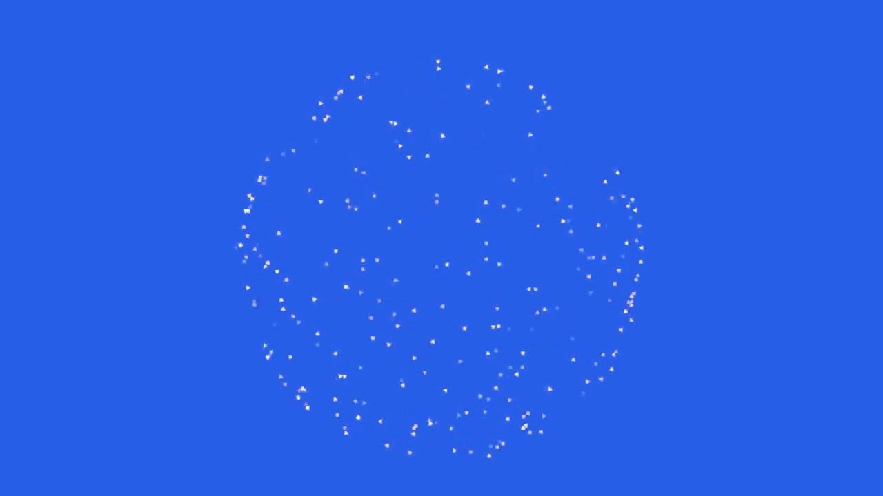 Fire Particles Overlay green screen