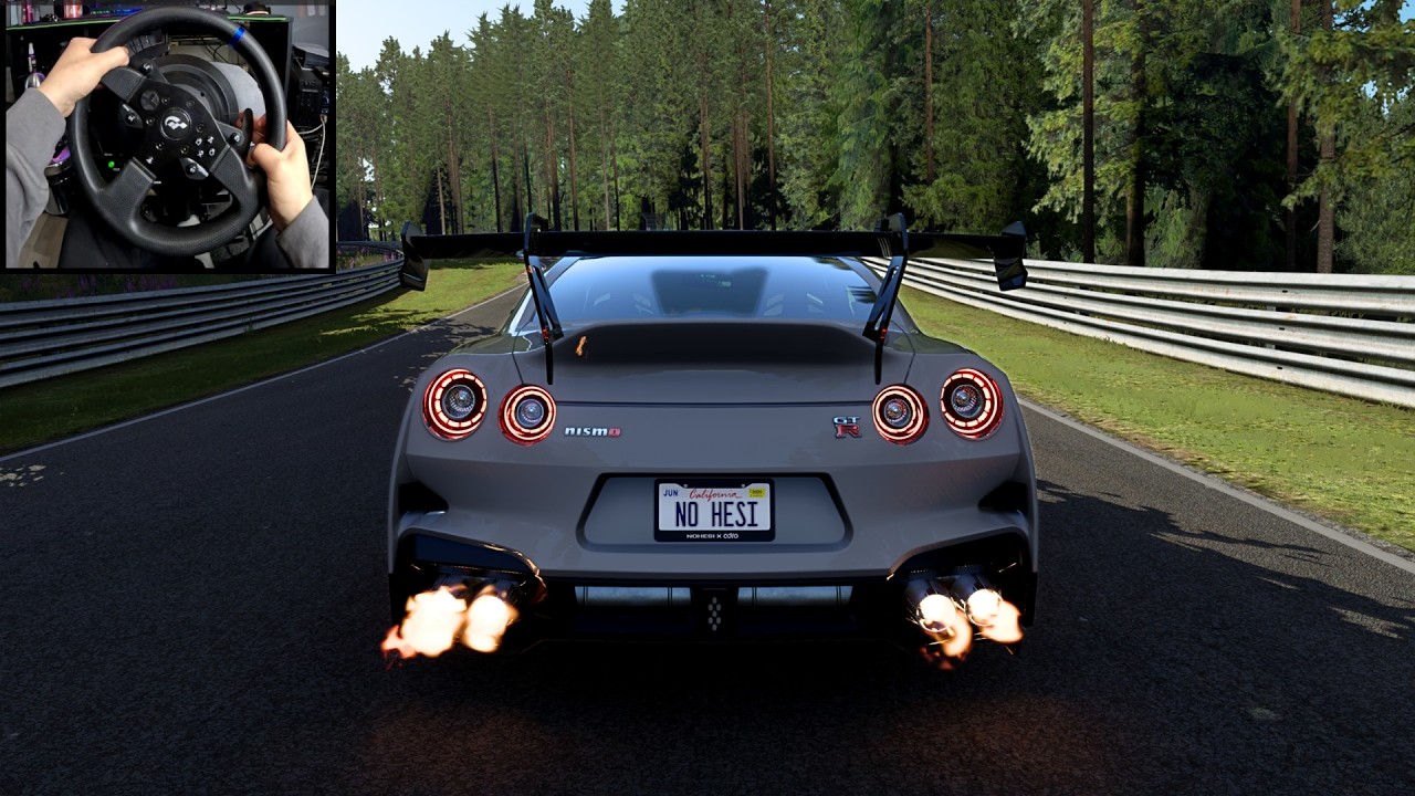 SAVAGE R35 GTR Vs The GREEN HELL | Steering Wheel Gameplay