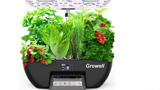 Growell Hydroponics Growing System Kit, 17 Pods Herb Garden With 102 28W Full-Spectrum Grow Lights