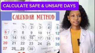 Celebrity How to Calculate Safe Days To avoid Pregnancy / How to calculate Fertile Window To get Pregnant  Wealth