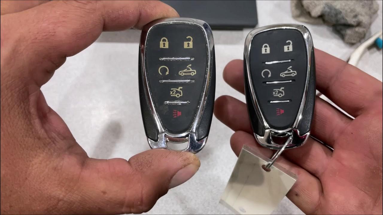 GM remote key FOB battery replacement 2017 YouTube