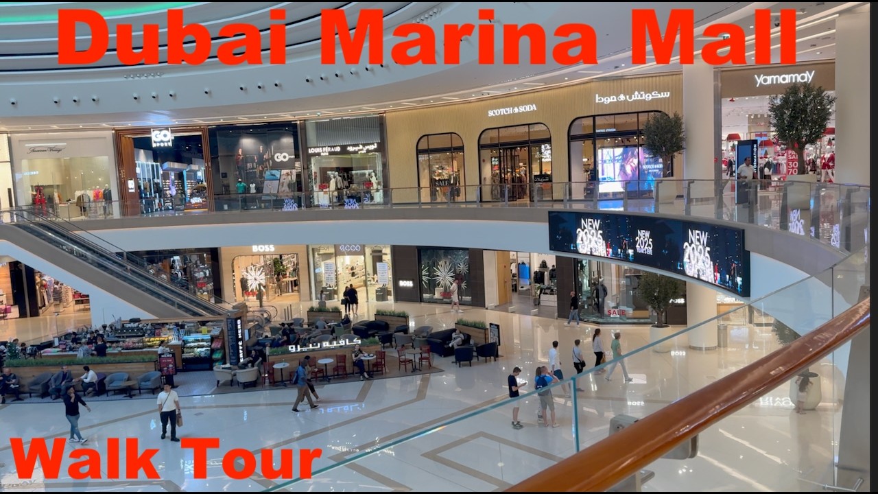 🇦🇪 Unveiling Dubai Marina Mall: Shopping, Views, and Dining Paradise!