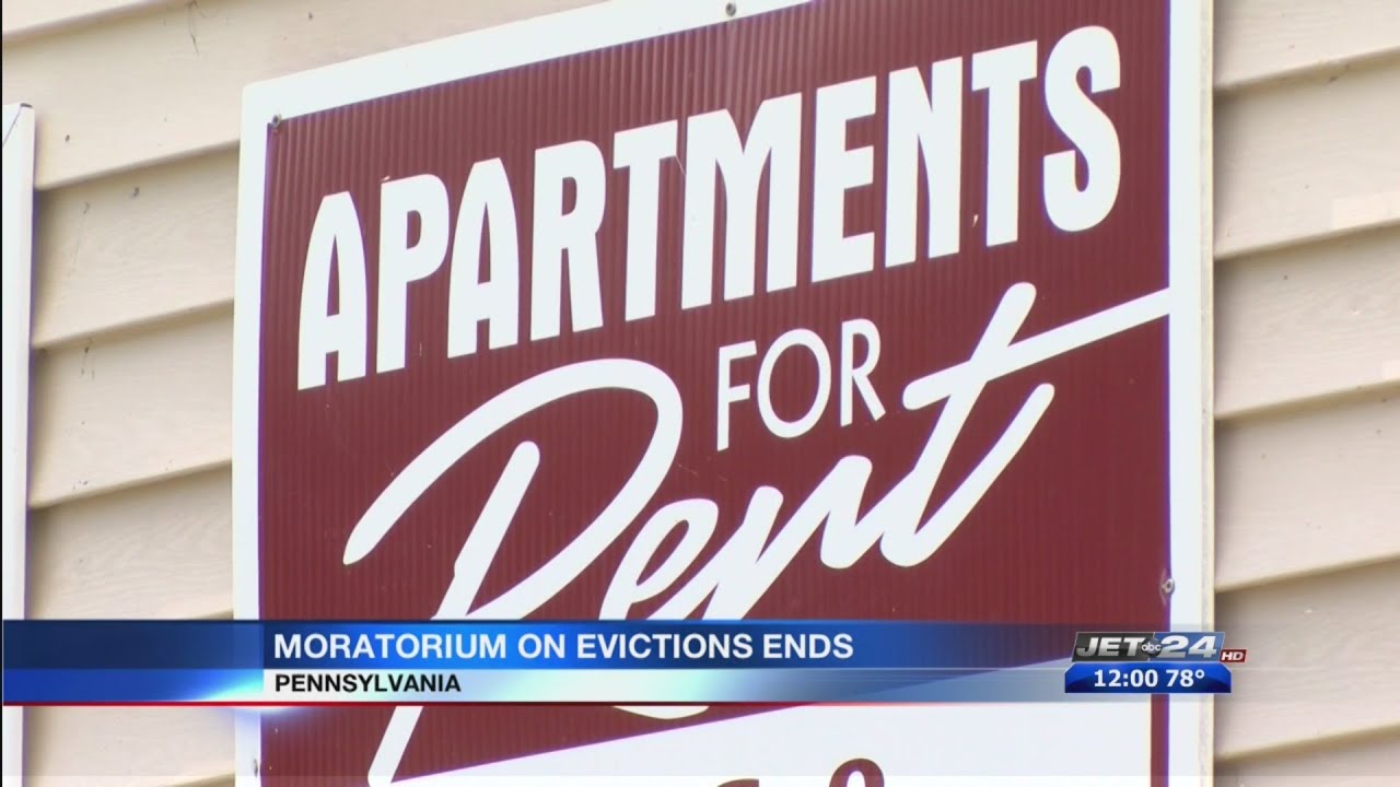 Moratorium on evictions ends in PA YouTube