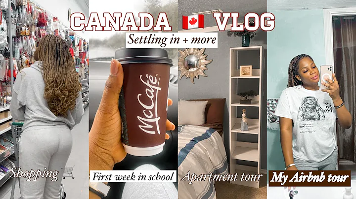 Canada Vlog: Tour of my Airbnb apartment, shopping...