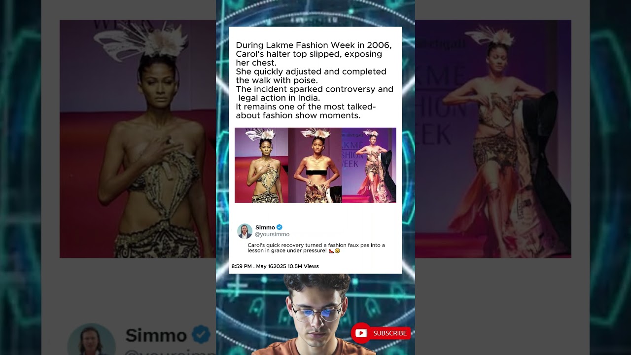 Carol Gracias's 2006 Runway Wardrobe Malfunction Shocks Fashion Week!