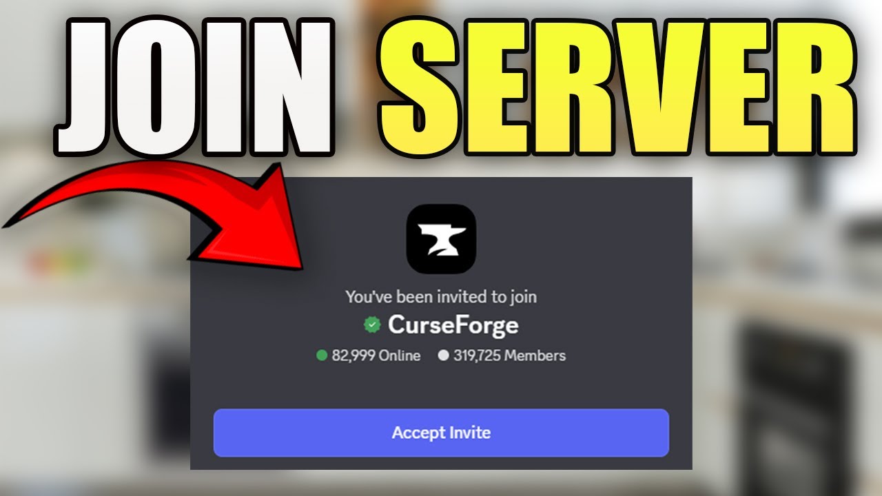 How to Join Curseforge Discord Server - YouTube
