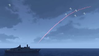 ARMA 3: US Warships In Action | US Destroyer In Action | Simulator | Phalanx CIWS on Destroyer
