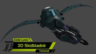 Celebrity Code Lyoko Skidbladnir 3D Model Profile