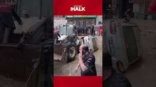 Floods hit Havza | People rescued with excavators | #samsun