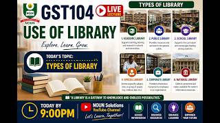 GST104 USE OF LIBRARY