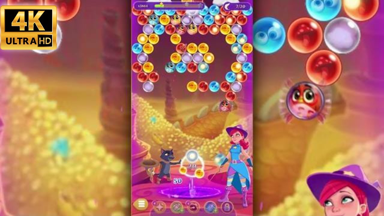 BUBBLE WITCH 3 SAGA Level 90 #skilledgameplays