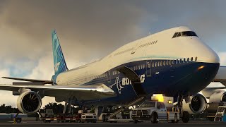 From Sydney to Brisbane in the Microsoft Flight Simulator 747800 with the Salty Simulations Mod