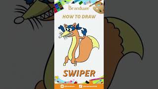 How to Draw Swiper from Dora the Explorer