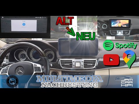 Neuer Android Touchscreen Bluetooth in Mercedes (YOUTUBE SPOTIFY GOOGLE MAPS usw.) - Audi BMW VW uvm