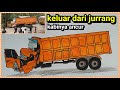 MOBIL TRUK FUSO OREN KELUAR DARI JURANG KABINYA ANCUR, PERJUANGAN PAK SUPIR | MENGGAMBAR TRUK