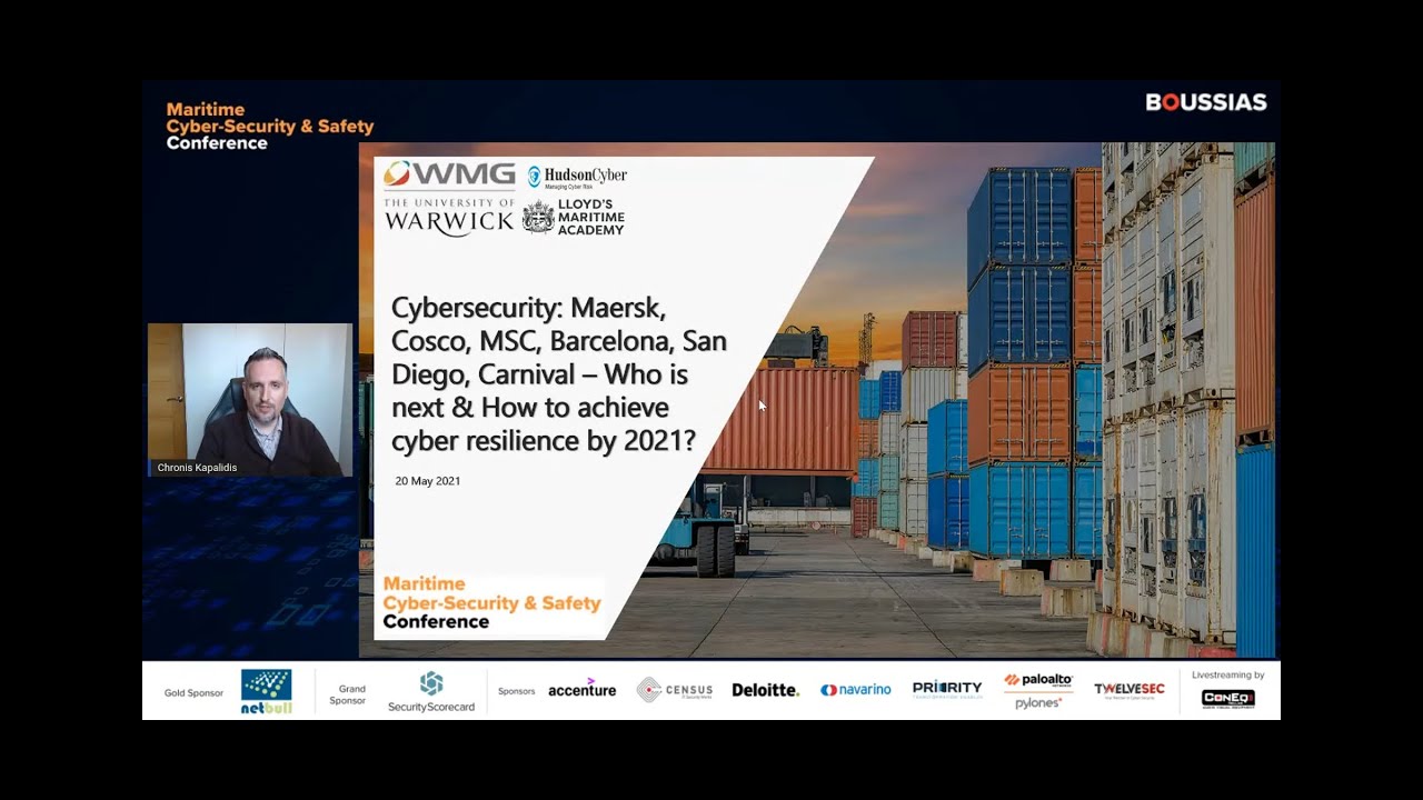 Maritime Cyber-Security & Safety Conference 2021 - Chronis Kapalidis