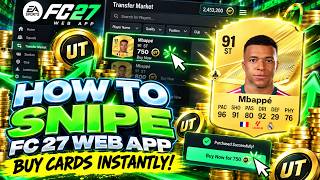 How To SNIPE On The FC 27 Web App (Buy Cards INSTANTLY) screenshot 2