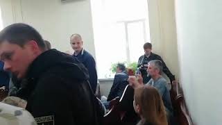 Словесная перепалка лидера «С14» Карася с Еленой Бережной (судебное заседание по делу Сагана) Словесная перепалка лидера «С14» Карася с Еленой Бережной (судебное заседание по делу Сагана)