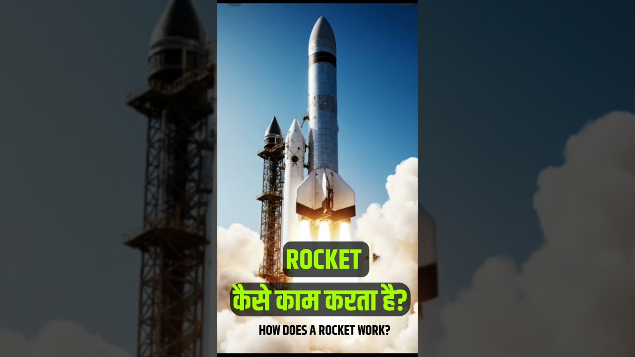 Rocket 🚀 कैसे काम करता है?😱 "How does a rocket work?"