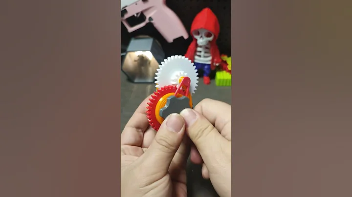 3D Printed Wind Up Clockwork Fidget Toy #3dprinting