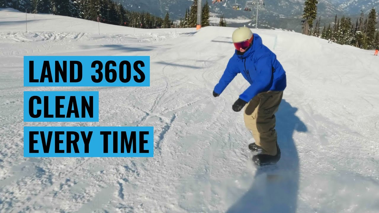 Научитесь чисто приземляться на фронтсайд 360 и каждый раз уверенно кататься.