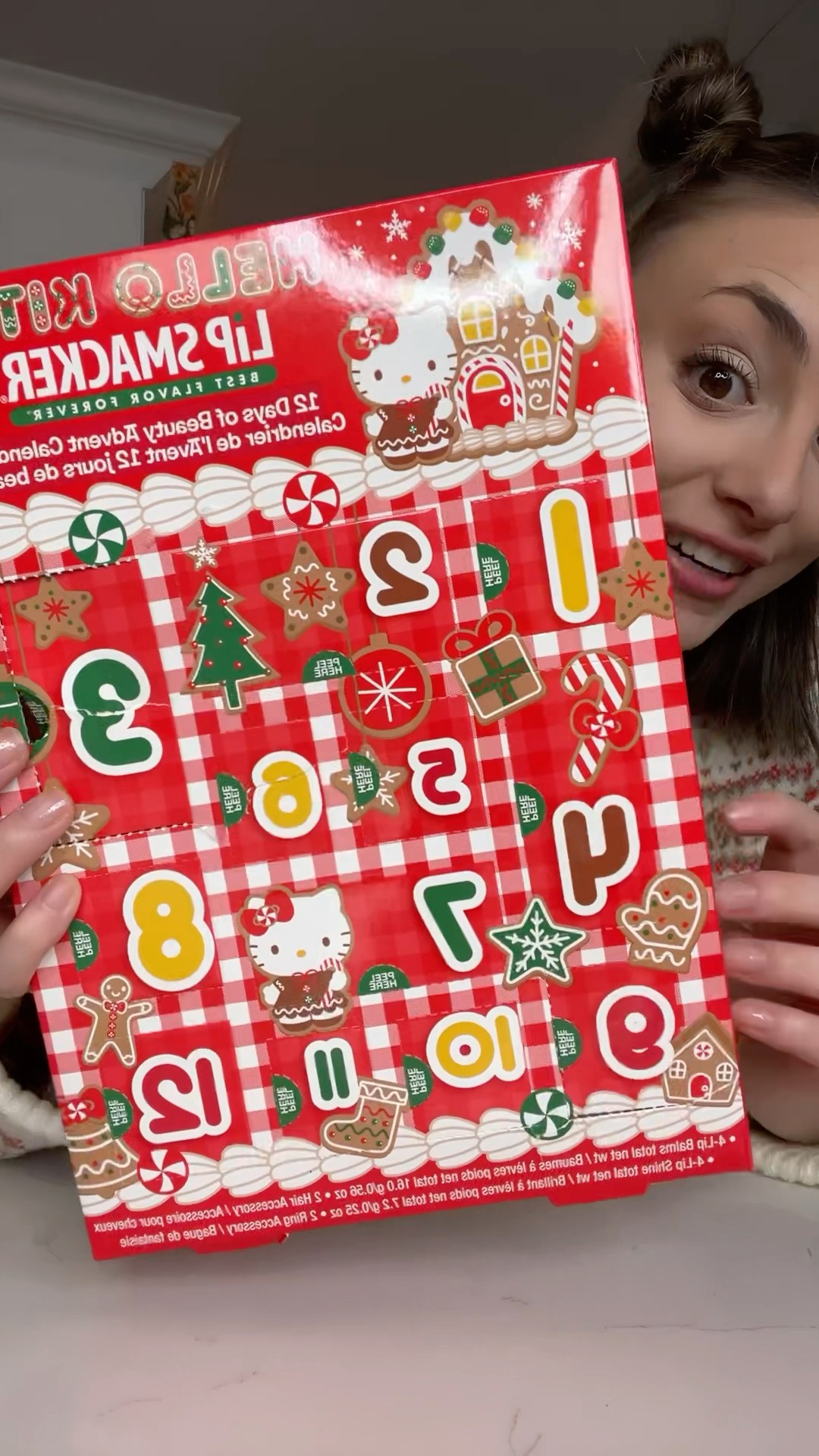 This Hello Kitty advent calendar is the cutest!! ?? #lipbalm #makeup