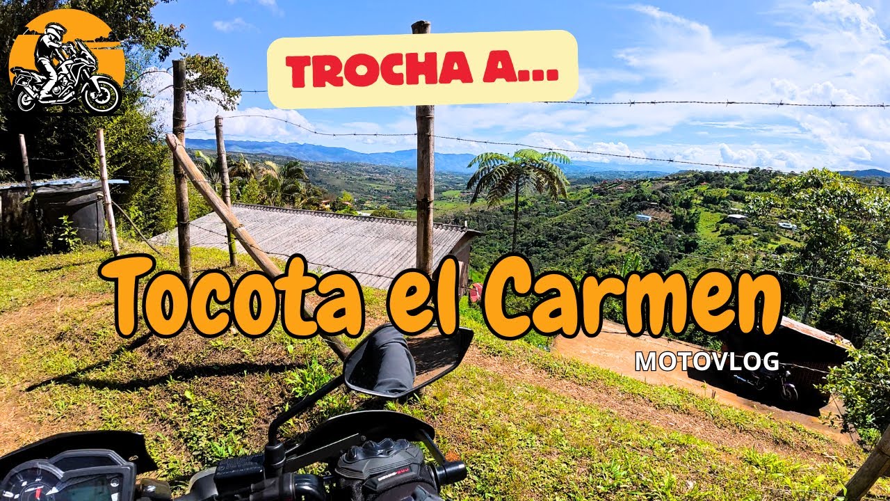 Una Trocha muy VERDE! del KM18 al Carmen 🇨🇴 Motovlog