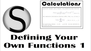 4.20 SMath Studio: Defining Your Own Functions (Part 1)