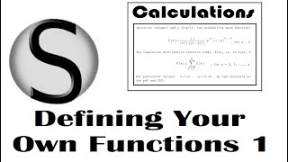 4.20 SMath Studio: Defining Your Own Functions (Part 1)