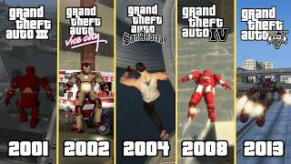 Iron Man Jumping & Flying From Highest Point in All GTA Games (2001 - 2026) screenshot 5