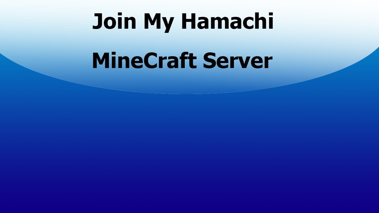 join my minecraft server HAMACHI IP25.165.107.1025565 YouTube