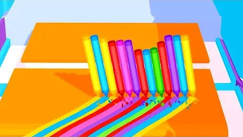 Pencil Rush 3D  MAX LEVEL 🌈🥳 Gameplay All Levels Walkthrough iOS, Android New Game