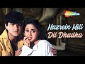 Nazrein Mili Dil Dhadka | Raja Songs | Madhuri, Sanjay | Udit Narayan | Alka Yagnik | 90