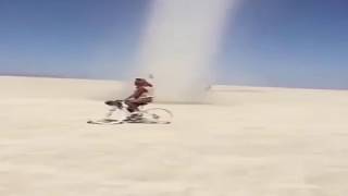 Cameraman Gets Insane Closeup Of A Huge Yet Beautiful Dust Devil