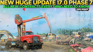 New Huge Phase 7 Update 17.0 All New Contracts New Region in SnowRunner Everything You Need to Know