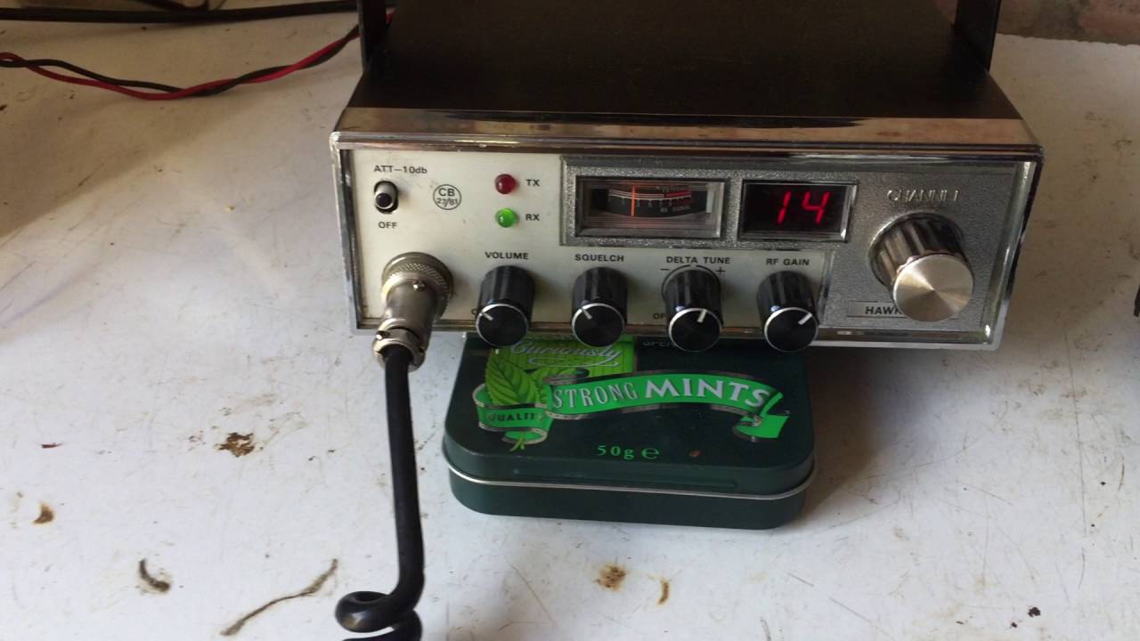 Hawk FM4000 40 Channel FM CB Radio YouTube