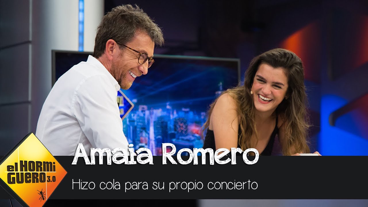Amaia tuvo que hacer cola para su propio concierto - El Hormiguero 3.0