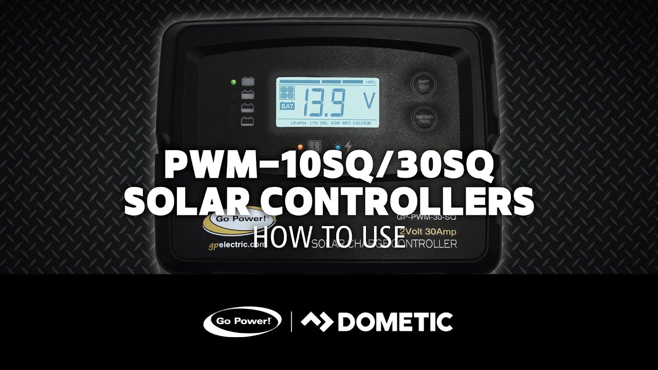 HOW TO USE: Go Power! GP-PWM-10/30SQ Solar Controller - YouTube