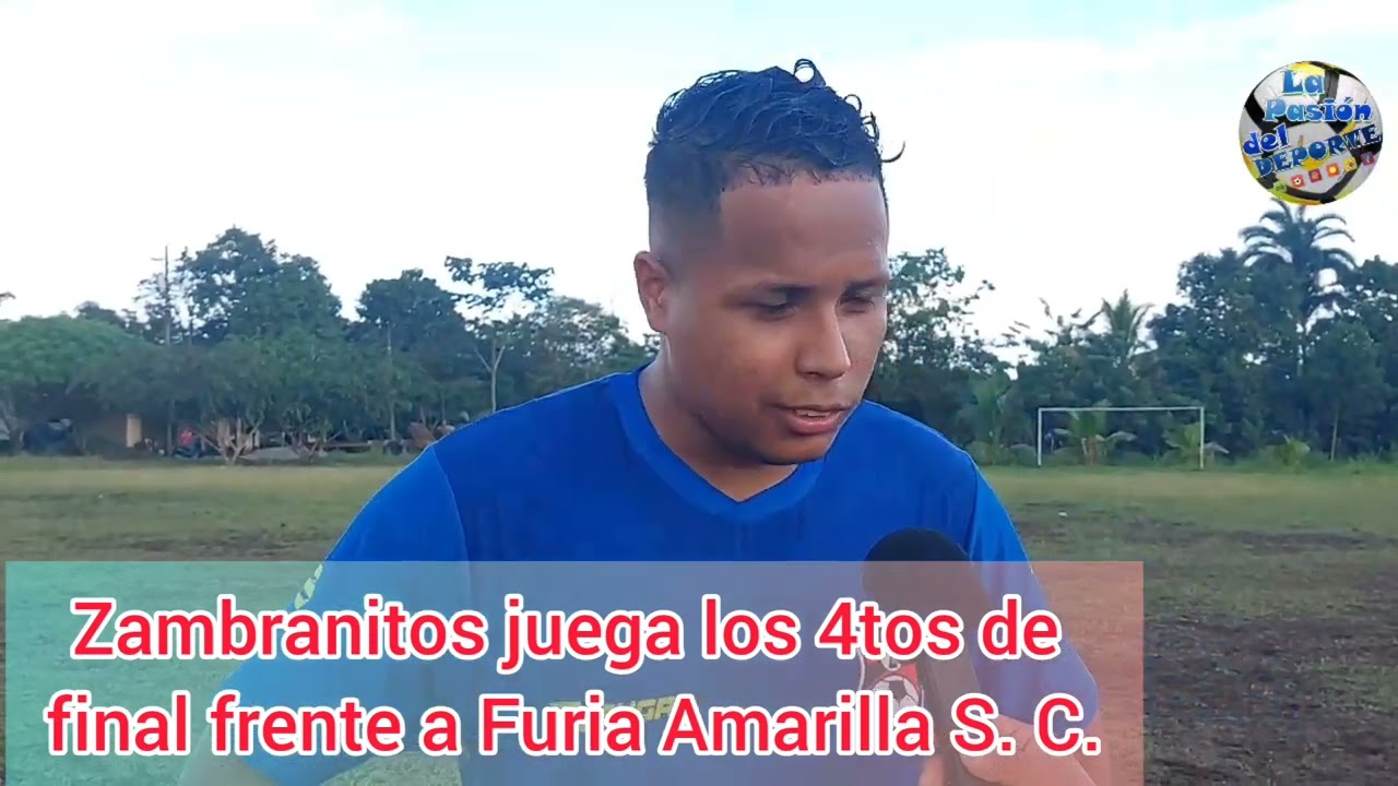 Angelo Quiñónez arquero de Zambranitos nos habla de la victoria sobre Lago Agrio Sporting