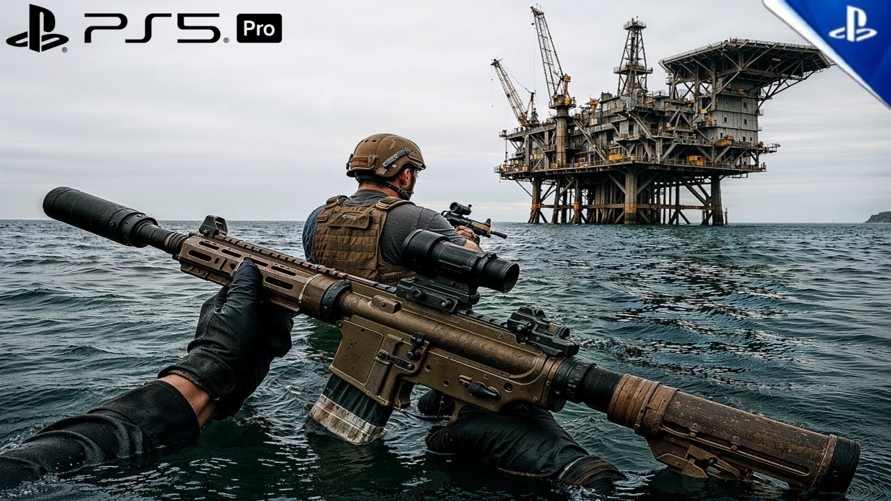 THE MOST SECURED OIL RIG IS UNDER ATTACK TONIGHT | PS5 PRO [4K 60FPS ...