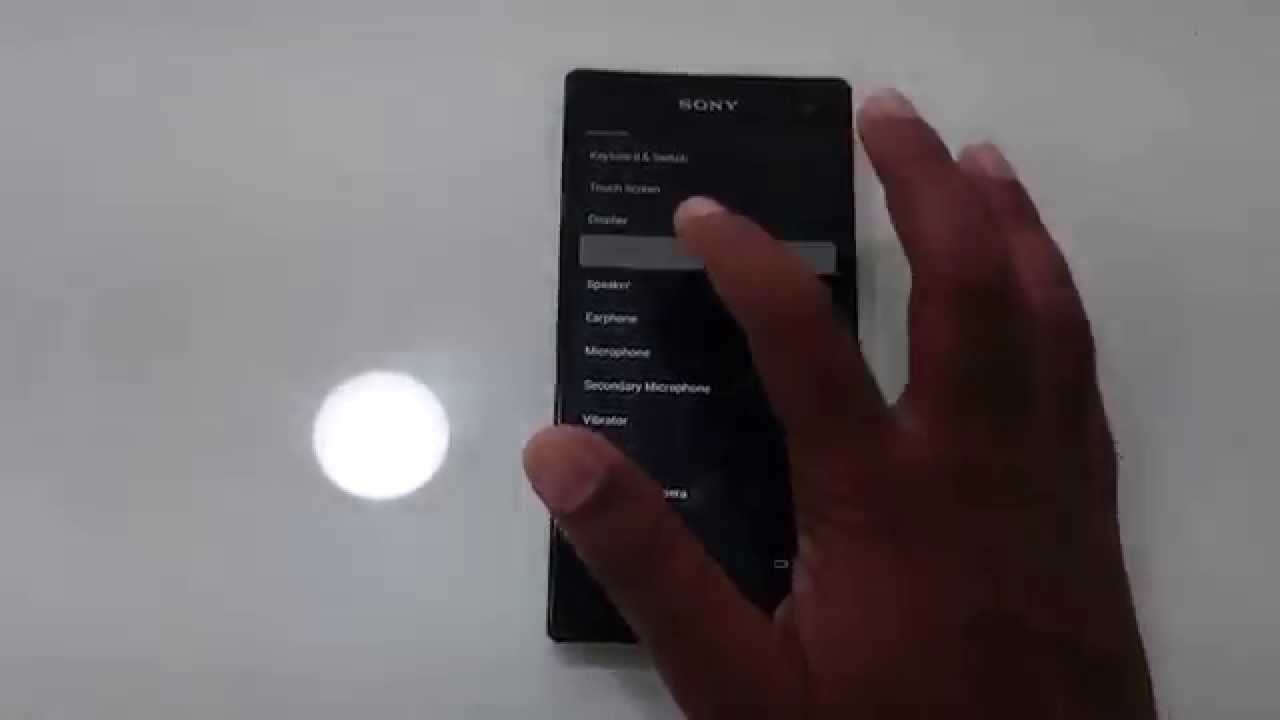 Sony Xperia C3 D2502 Ledillumination Test