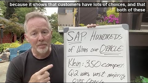Cloud Wars Minute: SAP & Oracle Battle Again, and What it Means for the Market (August 10, 2021)