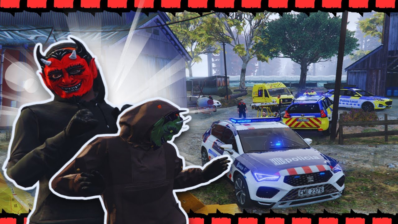 LIÁNDOLA EN HALLOWEEN | GTA RP | Cataluña PD