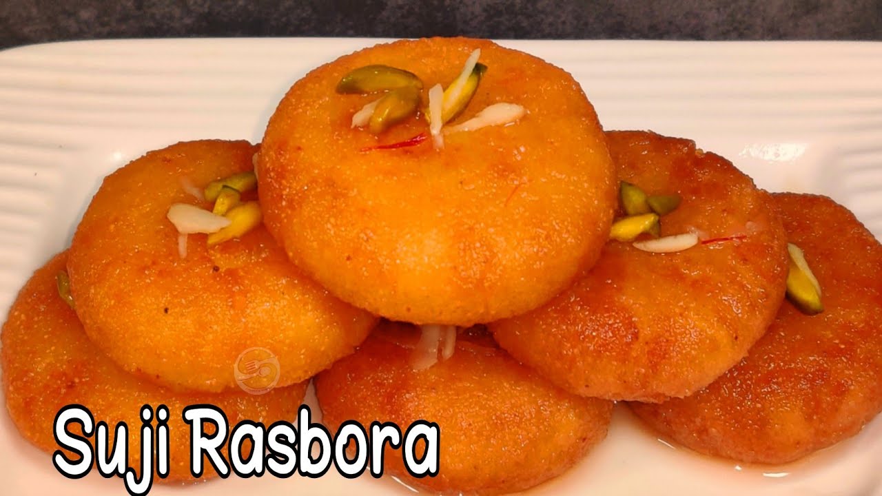 #suji_rasbora /Bengali Rasbora Recipe /easy rava sweet / how to make ...