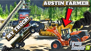 FS25 Gold Mine Chaos: New Rock Truck, Deep Mud—Streak on the Line