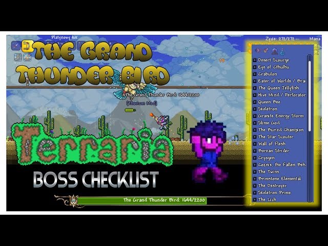 Terraria Boss Checklist #1 - The Grand Thunder Bird (Expert mode) 
