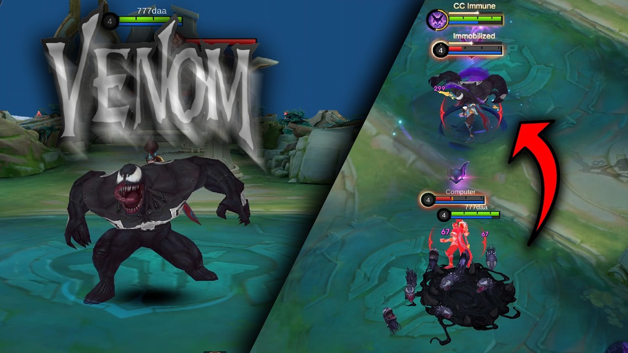 VENOM | GLOO CUSTOM SKIN SHOWCASE | MLBB x MARVEL